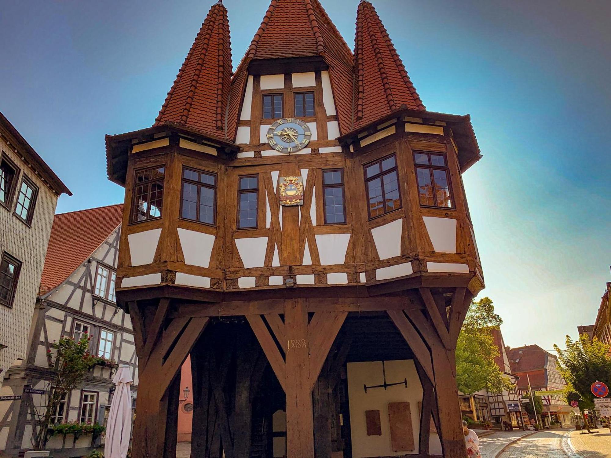 Apartment Am Historischen Rathaus Michelstadt Exterior foto
